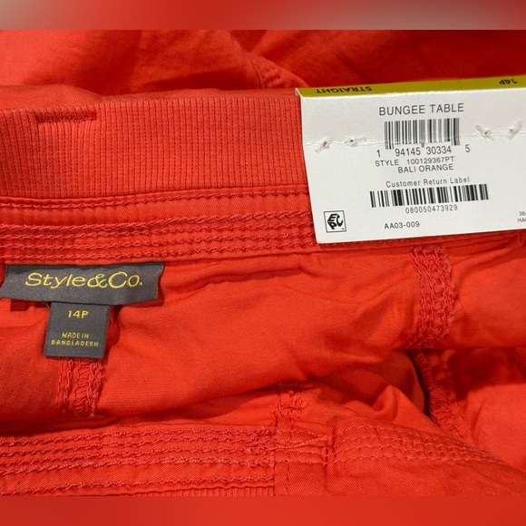 Style & Co. Cargo Capri Pants Women's Size 14P - Picture 9 of 11